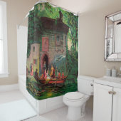 Nachmittag am Comer Duschvorhang (Beispiel)