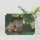 Nachmittag am Comer See Einladung (Stehend Vorderseite)