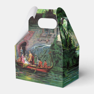 Nachmittag am Comer See Favor Box Geschenkschachtel