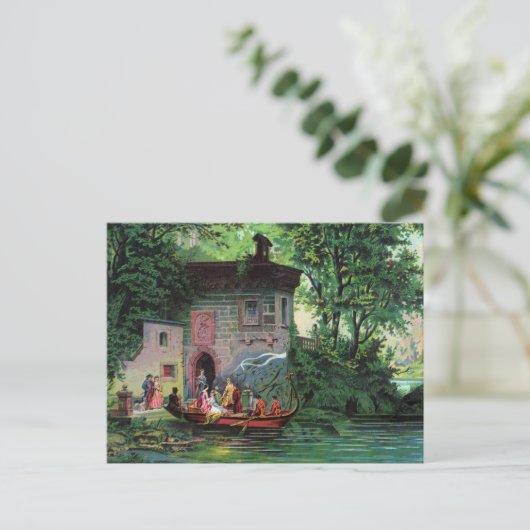 Nachmittag am Comer See Postkarte (Stehend Vorderseite)