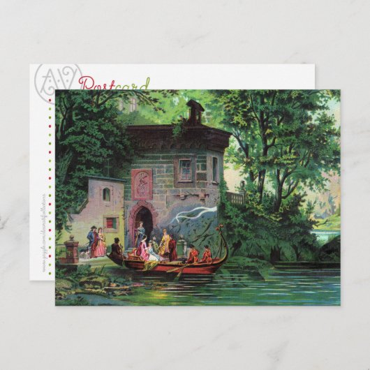 Nachmittag am Comer See Postkarte (Vorne/Hinten)