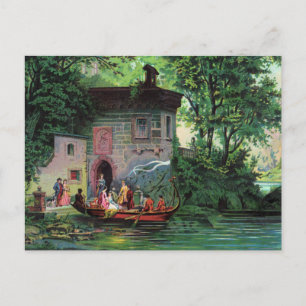 Nachmittag am Comer See Postkarte