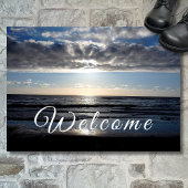 Nachmittag am Strand Fußmatte