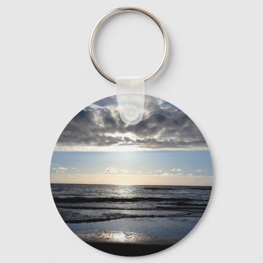 Nachmittag am Strand Schlüsselanhänger (Vorderseite)