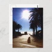 Nachmittag am Strand von Hermosa Postkarte (Vorne/Hinten)