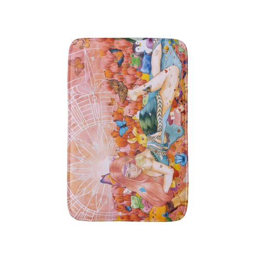 Nachmittag Badematte (Vorderseite Vertikal)