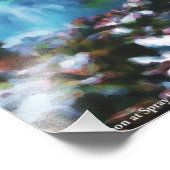 Nachmittag bei Spray Falls Fotodruck (Ecke)