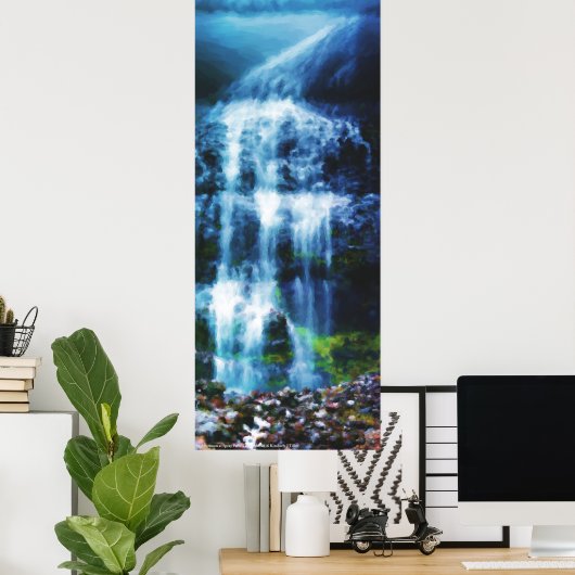 Nachmittag bei Spray Falls Poster (Heimbüro)