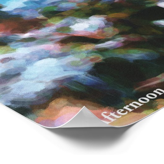 Nachmittag bei Spray Falls Poster (Ecke)