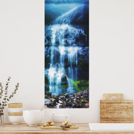 Nachmittag bei Spray Falls Poster (Küche)