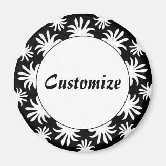 Nachmittag des Triffids Template - B&W Magnet