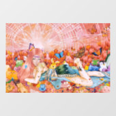 Nachmittag Fensteraufkleber (Blatt)