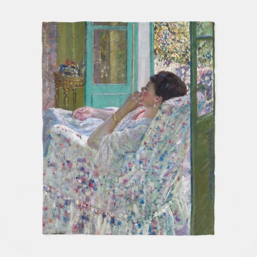 Nachmittag - Gelber Raum 1910 Fleecedecke (Vorderseite)