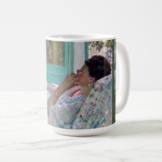 Nachmittag - Gelbes Zimmer 1910 Kaffeetasse (VorderseiteRechts)