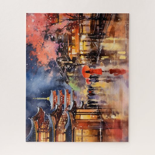 Nachmittag im Gion Puzzle (Vertikal)