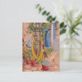 Nachmittag im sonnigen Französischen Garten auf de Postkarte (Stehend Vorderseite)