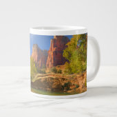 Nachmittag im Zion-Nationalpark Jumbo-Tasse (Vorderseite Rechts)