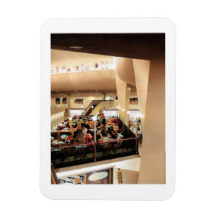 Nachmittag in der Mall, 1960er Vintag Inspiriert Magnet