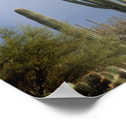 Nachmittag in der Wüste Poster (Ecke)