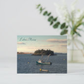 Nachmittag in Lubec, Maine Postkarte (Stehend Vorderseite)