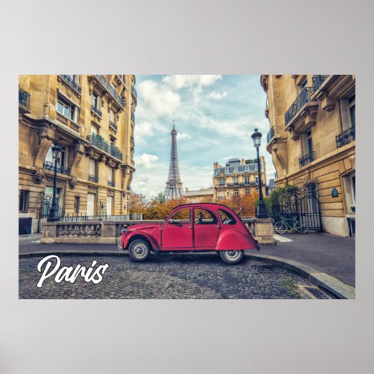 Nachmittag in Paris, Frankreich Poster (Vorne)