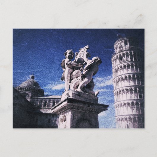 Nachmittag in Pisa Postkarte (Vorderseite)