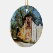 NACHMITTAG in RIMAGGIO/in Toskana-Ansicht Keramikornament (Rechts)