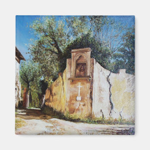 NACHMITTAG in RIMAGGIO/in Toskana-Ansicht Magnet