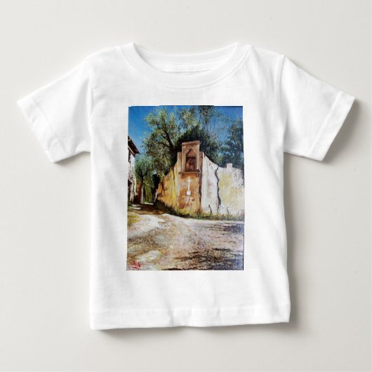 NACHMITTAG IN RIMAGGIO / Toskana Aussicht Baby T-shirt (Vorderseite)