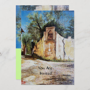 NACHMITTAG IN RIMAGGIO / Toskana Aussicht Einladung