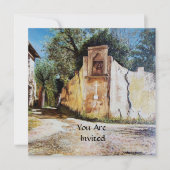 NACHMITTAG IN RIMAGGIO / Toskana Aussicht Einladung (Vorderseite)