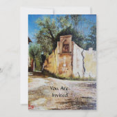 NACHMITTAG IN RIMAGGIO / Toskana Aussicht Einladung (Vorderseite)