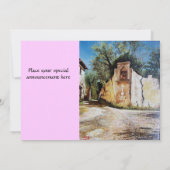 NACHMITTAG IN RIMAGGIO / Toskana Aussicht Einladung (Rückseite)