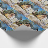 NACHMITTAG IN RIMAGGIO / Toskana Aussicht Geschenkpapier (Ecke)