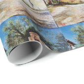 NACHMITTAG IN RIMAGGIO / Toskana Aussicht Geschenkpapier (Rolleneckpunkt)