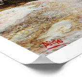 NACHMITTAG IN RIMAGGIO / Toskana Aussicht Poster (Ecke)