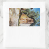 NACHMITTAG IN RIMAGGIO / Toskana Aussicht Rechteckiger Aufkleber (Tasche)