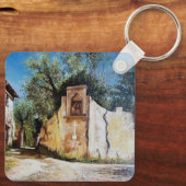 NACHMITTAG IN RIMAGGIO / Toskana Aussicht Schlüsselanhänger (Rückseite)