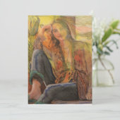 Nachmittag Karte (Stehend Vorderseite)