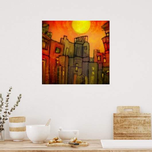 Nachmittag Poster (Küche)