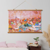 Nachmittag Wandteppich Mit Holzrahmen (Schlafzimmer)