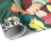 NACHMITTAGESTEIN DER 1950ER GESCHENKPAPIER (Rolleneckpunkt)