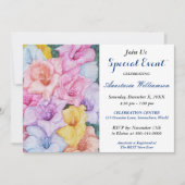 NACHMITTAGESVERANSTALTUNG GARDEN PARTY EINLADUNG (Vorderseite)