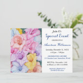 NACHMITTAGESVERANSTALTUNG GARDEN PARTY EINLADUNG (Stehend Vorderseite)