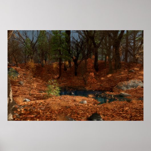 Nachmittags des Jahres Print Poster (Vorne)