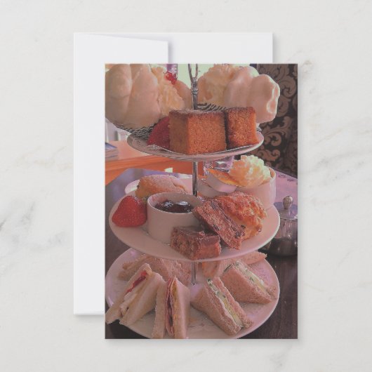 Nachmittags Einladung (Vorderseite)