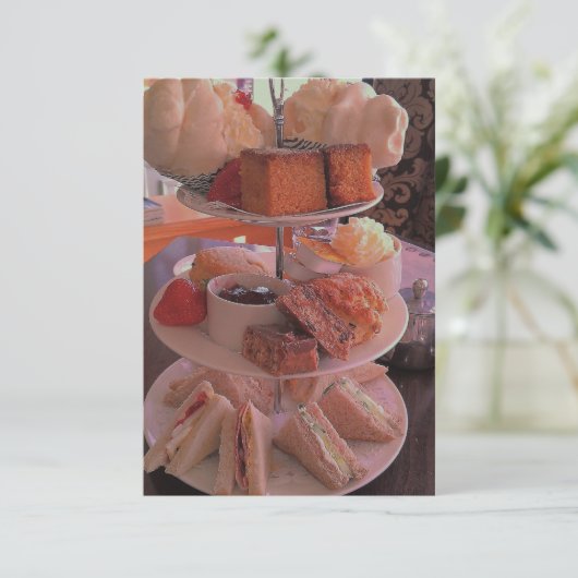 Nachmittags Einladung (Stehend Vorderseite)