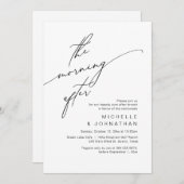 Nachmittags, Hochzeitsfeier Einladung (Vorne/Hinten)