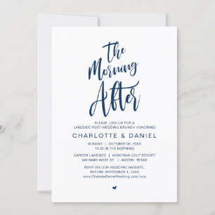 Nachmittags, Hochzeitsfeier Einladung