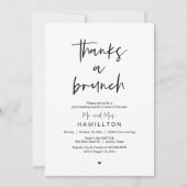 Nachmittags, Hochzeitsfeier Einladung (Vorderseite)